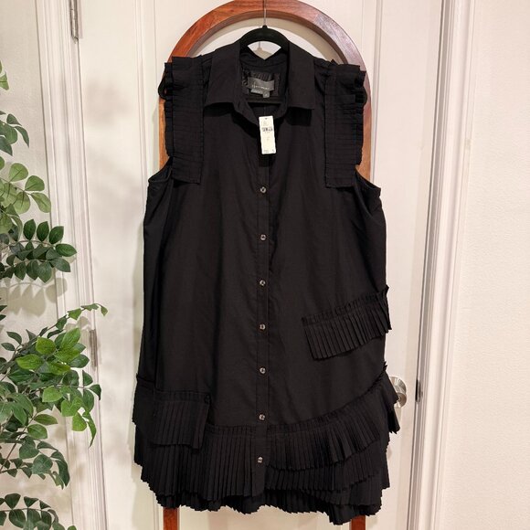 By Anthropologie Dresses & Skirts - black anthropologie dress - size XL - NWT